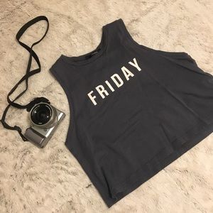 ‘Friday’ crop top